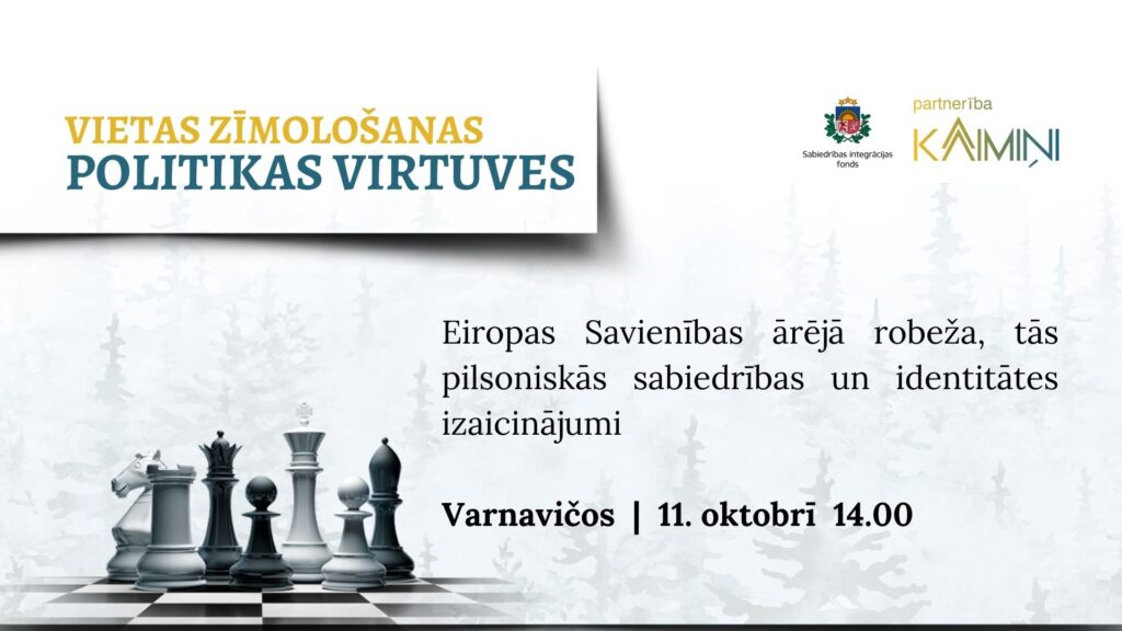 Diskusija Kaplavas pagasta Varnavičos par pilsoniskās sabiedrības un identitātes izaicinājumiem pie Eiropas Savienības ārējās robežas.