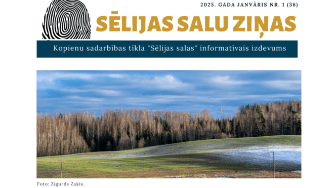 Iznācis informatīvā izdevuma "Sēlijas salu ziņas" janvāra numurs