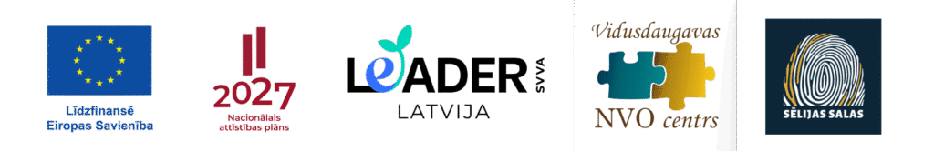 LEADER pieejas logo rinda